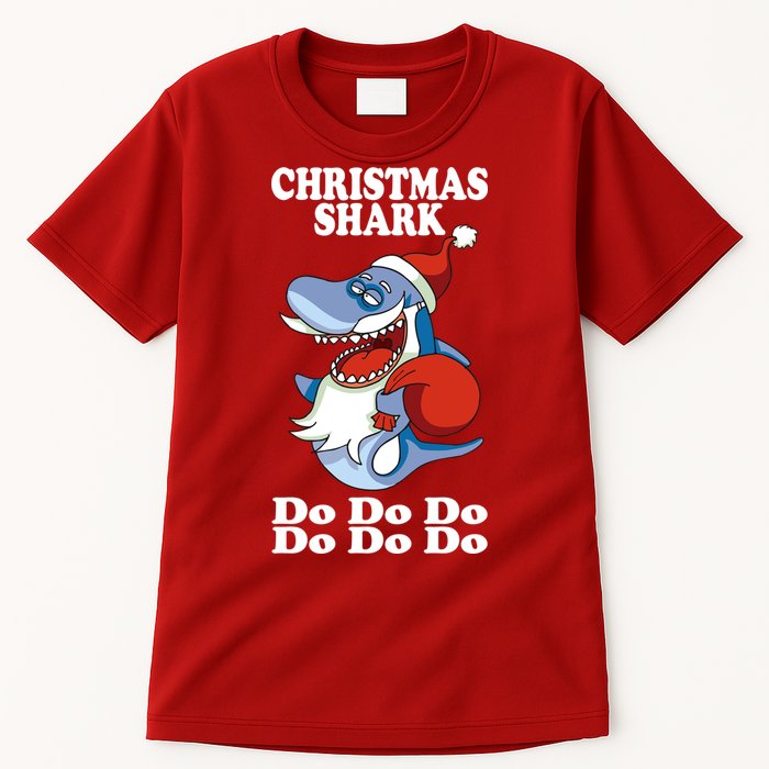 Christmas Santa Shark Do Do Do Tall T-Shirt