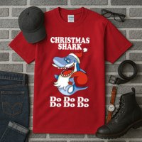 Christmas Santa Shark Do Do Do Tall T-Shirt