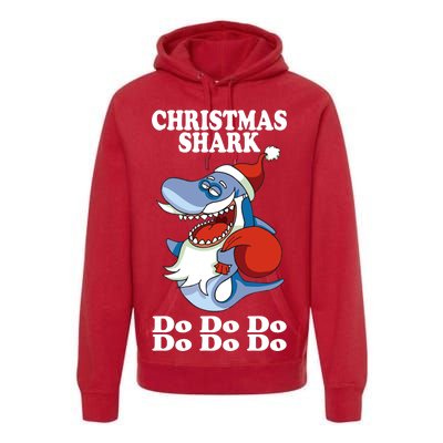 Christmas Santa Shark Do Do Do Premium Hoodie