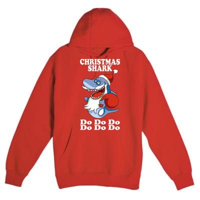 Christmas Santa Shark Do Do Do Premium Pullover Hoodie