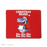 Christmas Santa Shark Do Do Do Mousepad