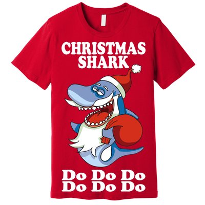 Christmas Santa Shark Do Do Do Premium T-Shirt