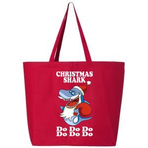 Christmas Santa Shark Do Do Do 25L Jumbo Tote