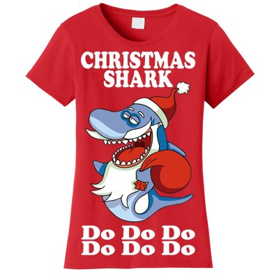 Christmas Santa Shark Do Do Do Women's T-Shirt