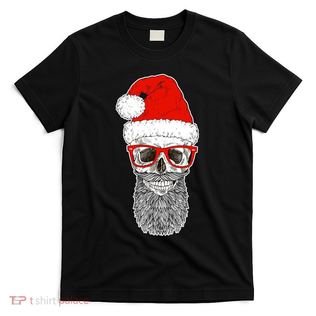 Christmas Santa Skull T-Shirt