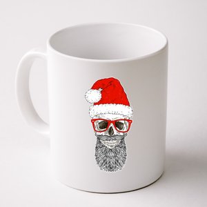 Christmas Santa Skull Coffee Mug