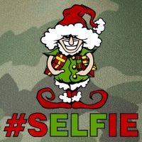 Christmas #Selfie Elf Legacy Tie Dye Trucker Hat