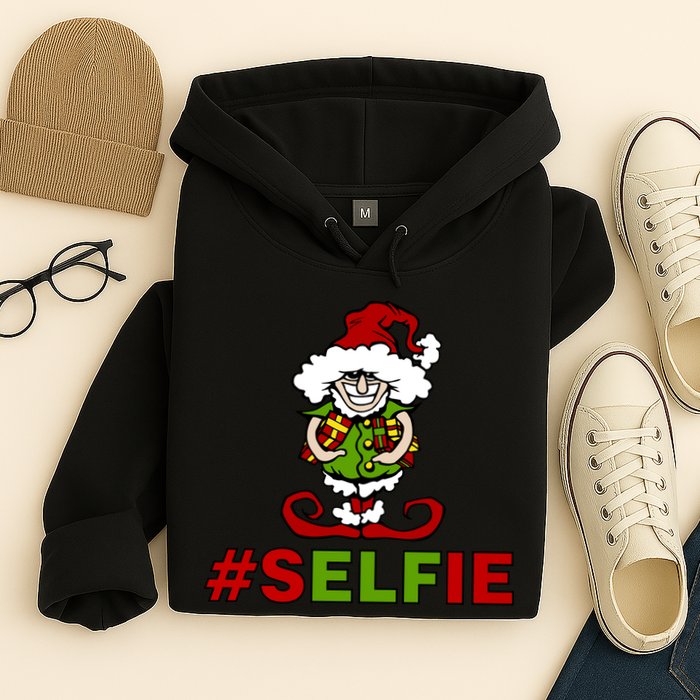 Christmas #Selfie Elf Hoodie