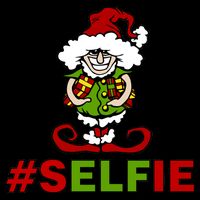 Christmas #Selfie Elf Hoodie