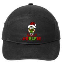 Christmas #Selfie Elf 7-Panel Snapback Hat