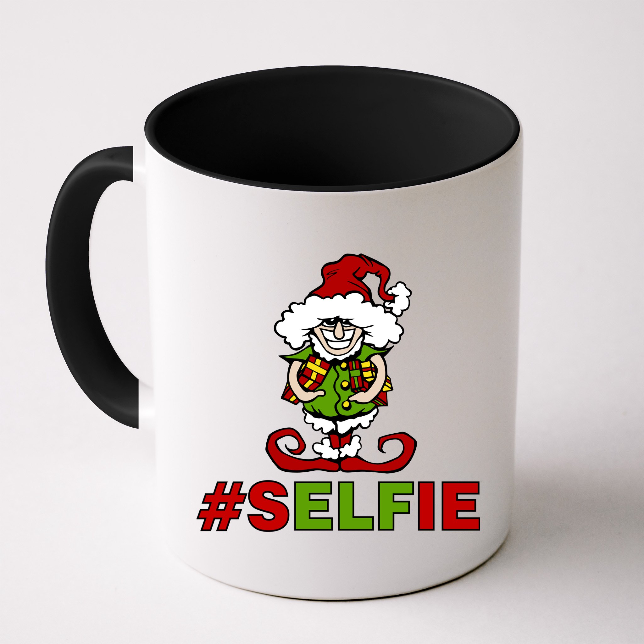 Christmas #Selfie Elf Mug