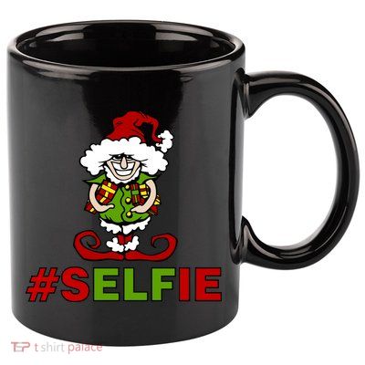 Christmas #Selfie Elf 11oz C Handle Ceramic Mug