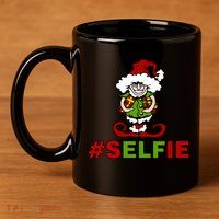 Christmas #Selfie Elf 11oz C Handle Ceramic Mug