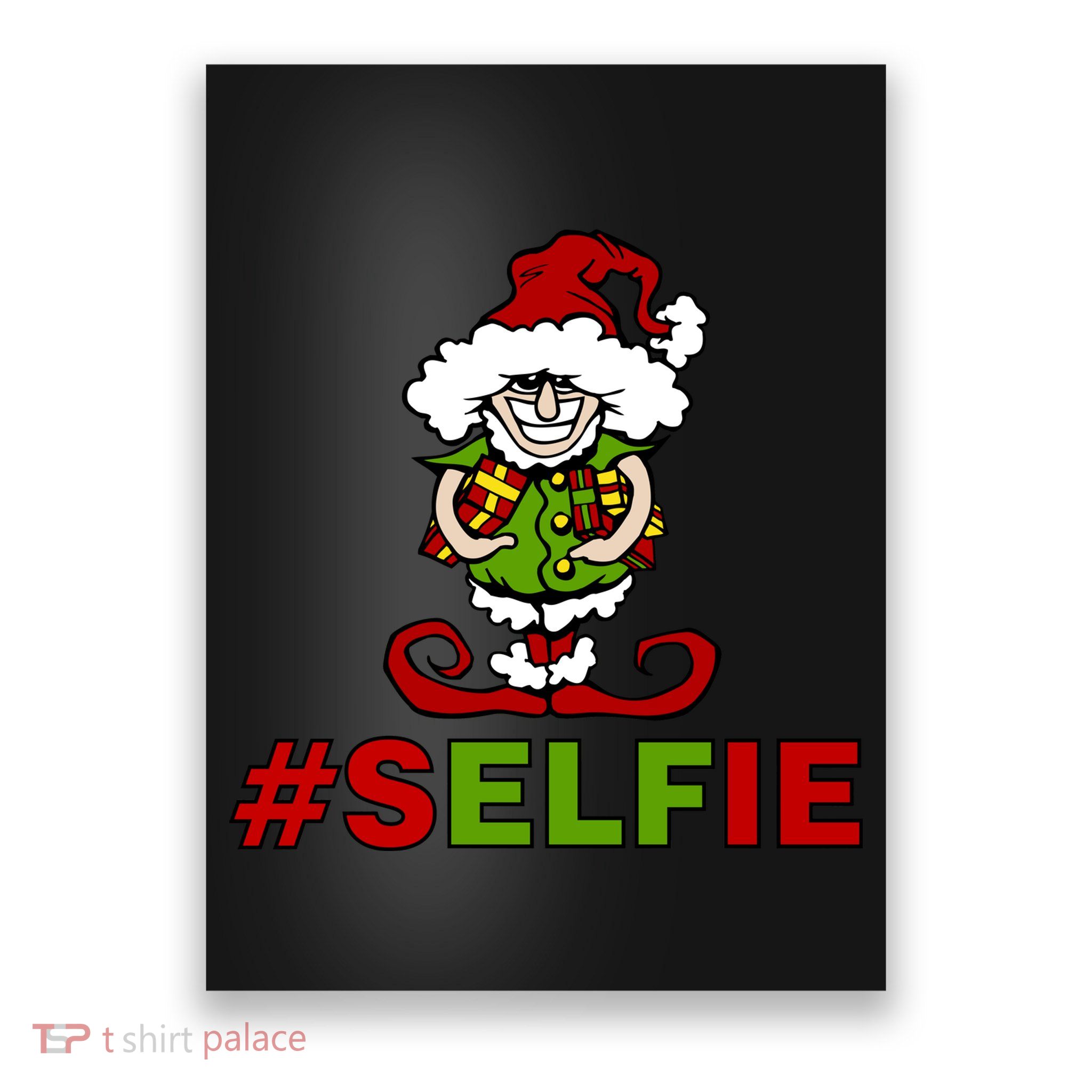 Christmas #Selfie Elf Poster
