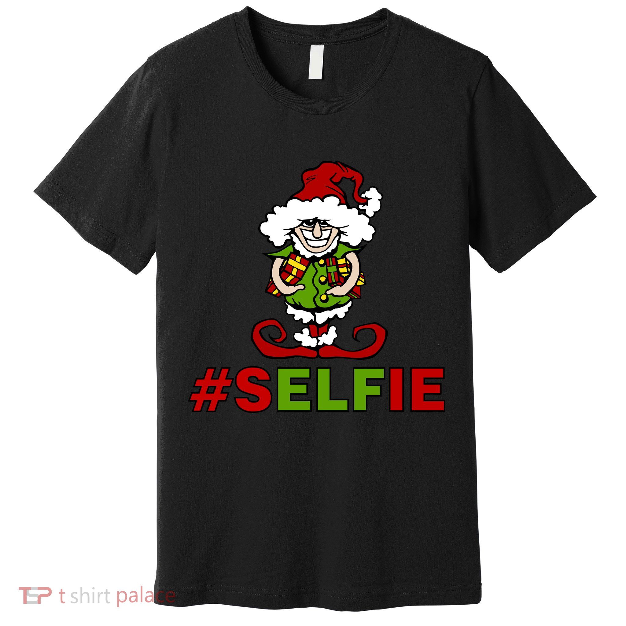 Christmas #Selfie Elf Premium T-Shirt