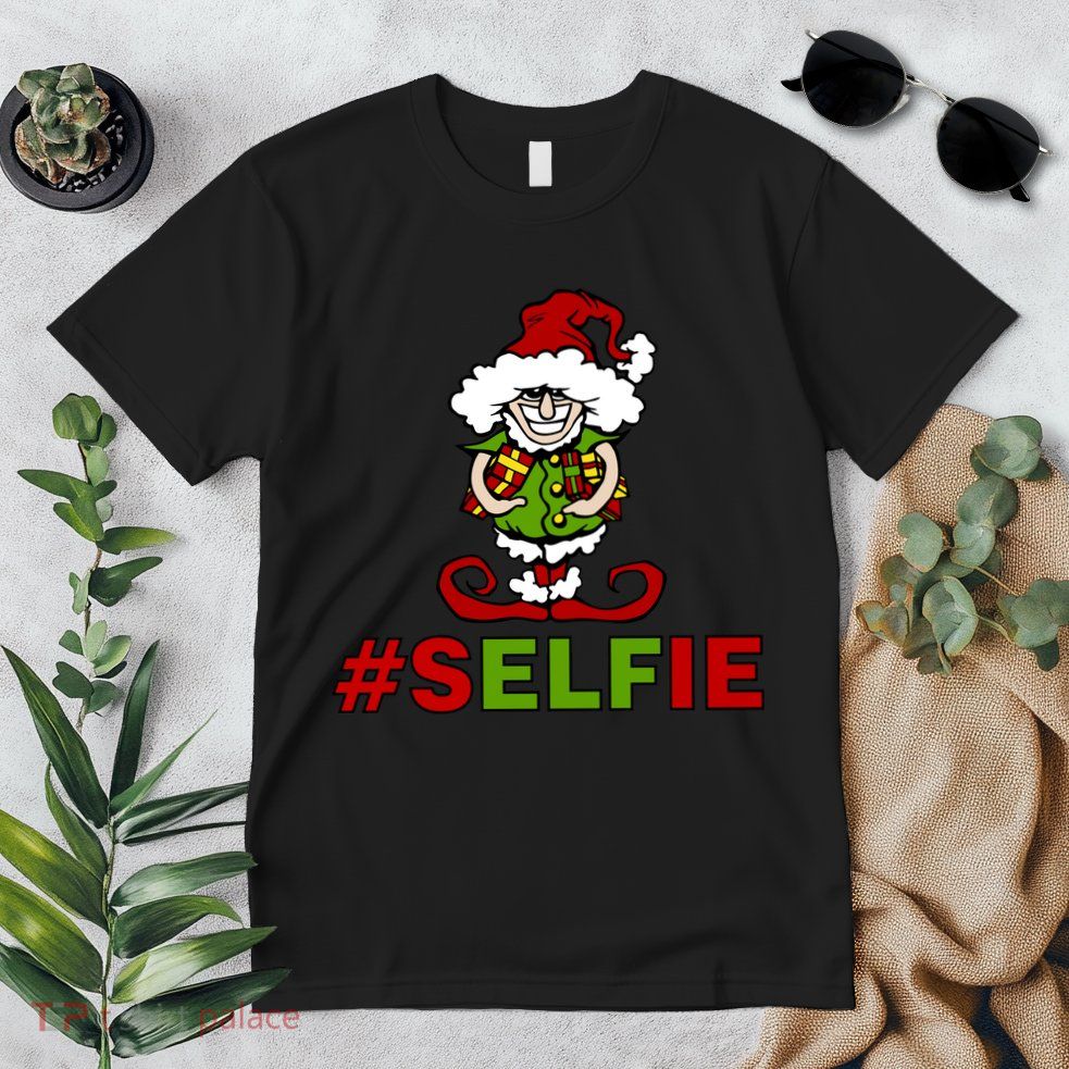 Christmas #Selfie Elf Premium T-Shirt