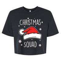 Christmas Squad Bella+Canvas Jersey Crop Tee