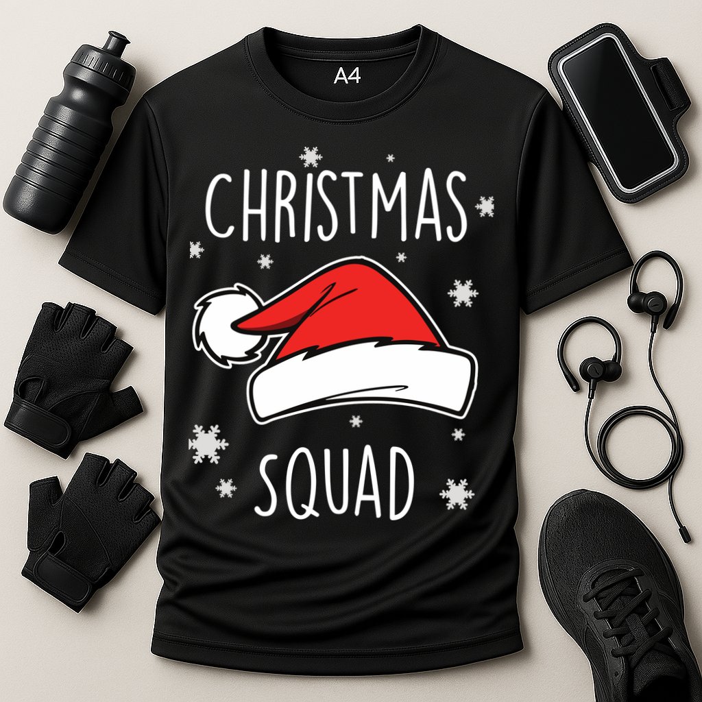 Christmas Squad Cooling Performance Crew T-Shirt