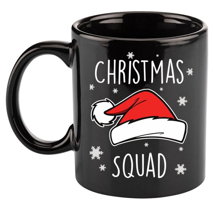 Christmas Squad 11oz C Handle Ceramic Mug