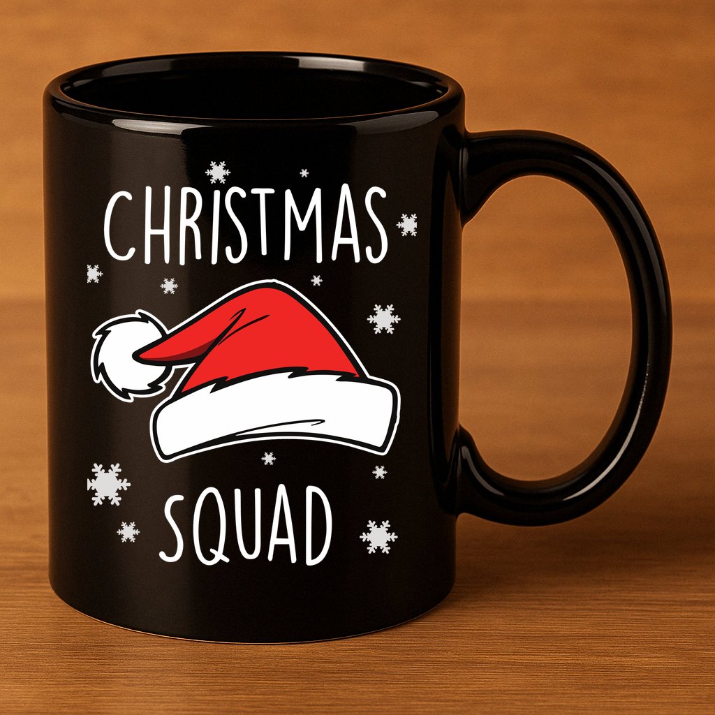 Christmas Squad 11oz C Handle Ceramic Mug