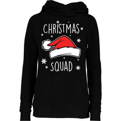 Christmas Squad Womens Funnel Neck Pullover Hood