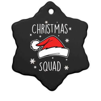 Christmas Squad Ceramic Star Ornament