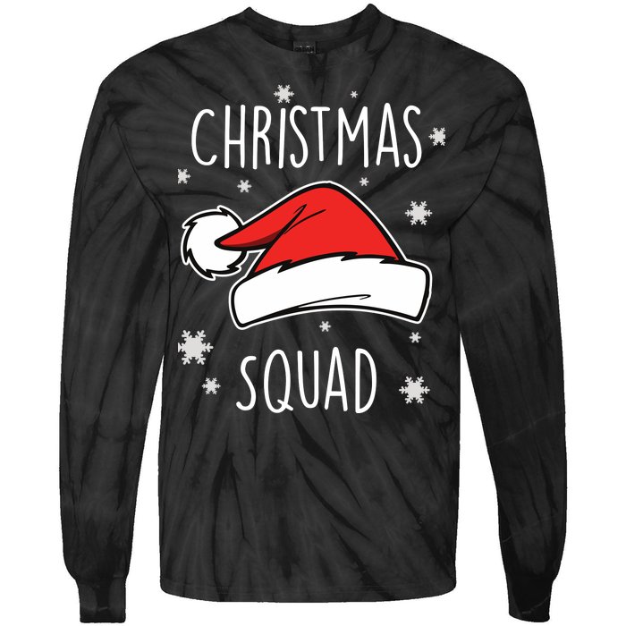 Christmas Squad Tie-Dye Long Sleeve Shirt