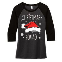 Christmas Squad Women's Tri-Blend 3/4-Sleeve Raglan Shirt