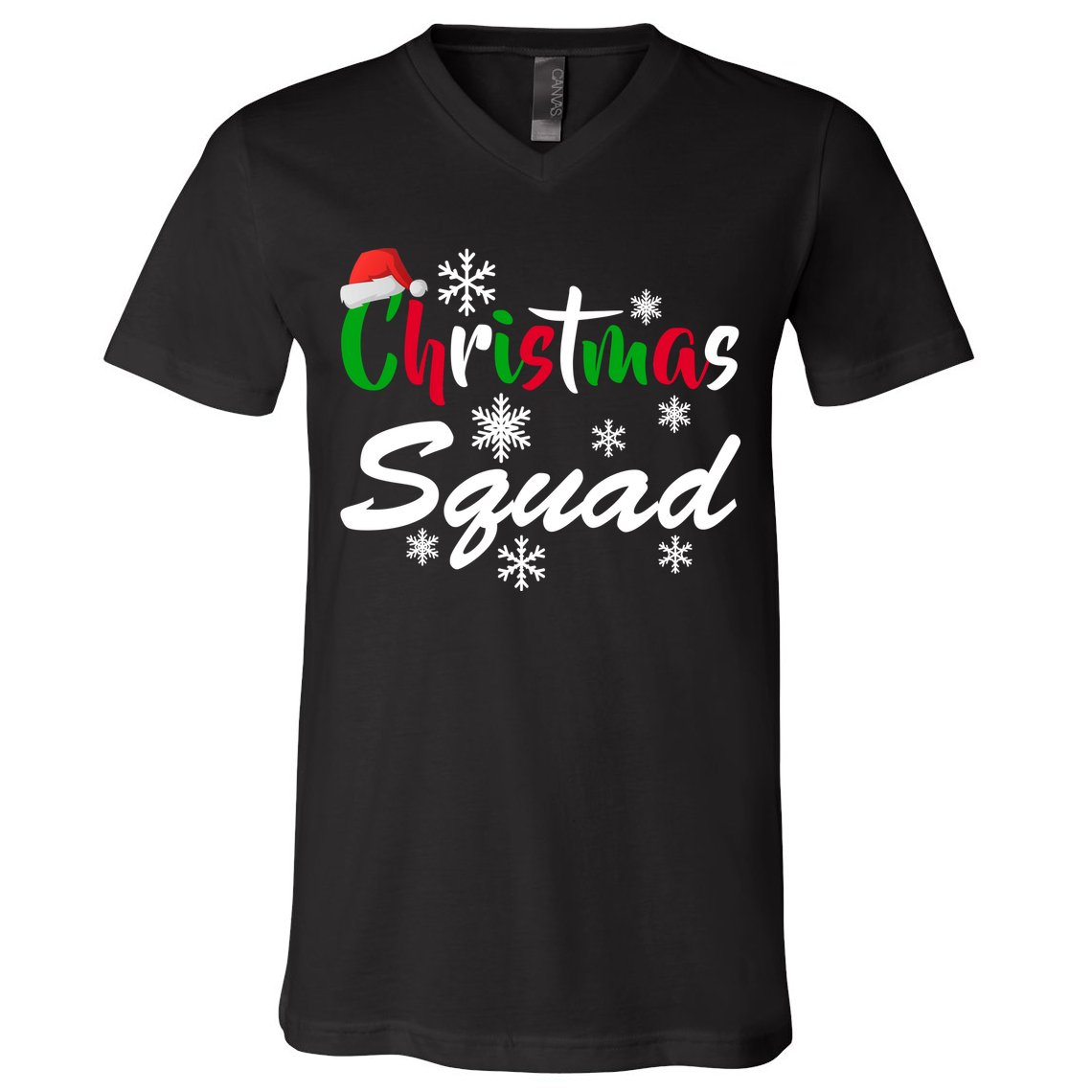 Christmas Squad Funny V-Neck T-Shirt