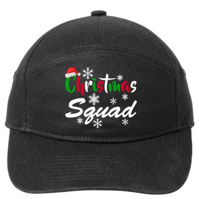 Christmas Squad Funny 7-Panel Snapback Hat