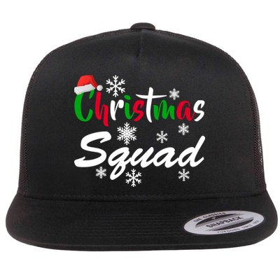 Christmas Squad Funny Flatbill Hat