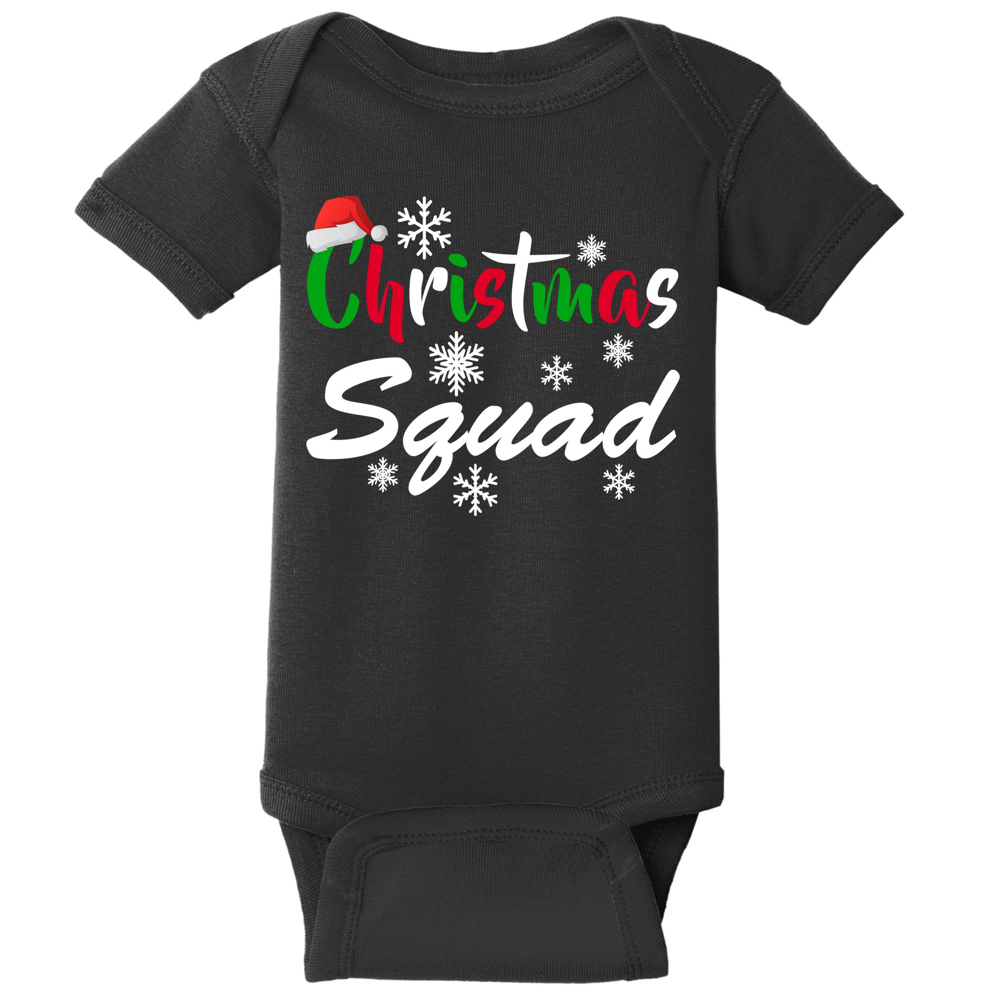 Christmas Squad Funny Baby Bodysuit
