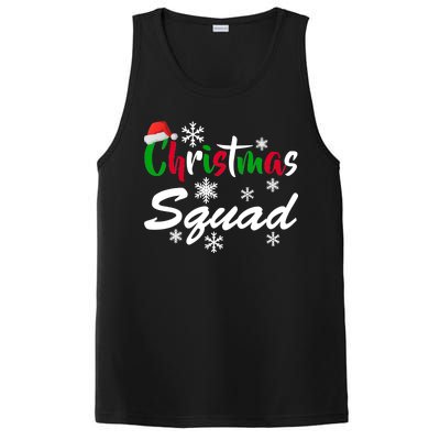 Christmas Squad Funny PosiCharge Competitor Tank