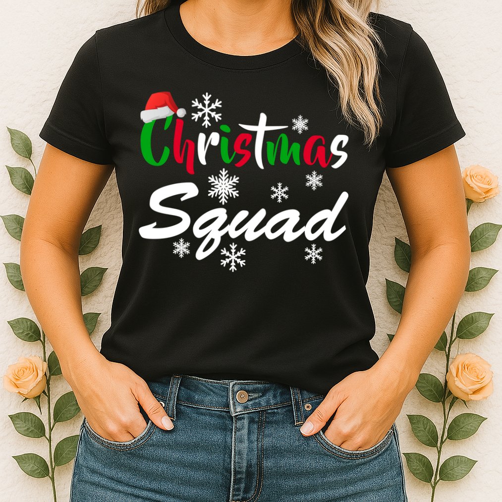 Christmas Squad Funny Womens T-Shirt