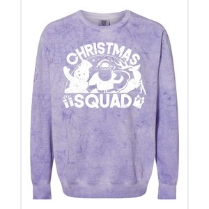 Christmas Squad Matching Family Christmas Colorblast Crewneck Sweatshirt