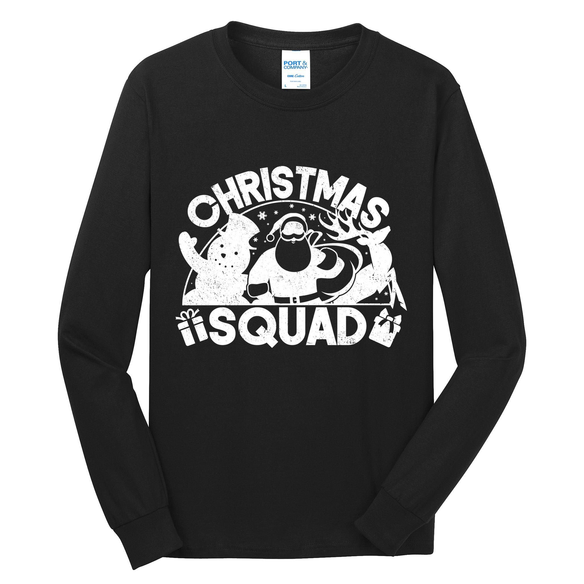 Christmas Squad Matching Family Christmas Tall Long Sleeve T-Shirt