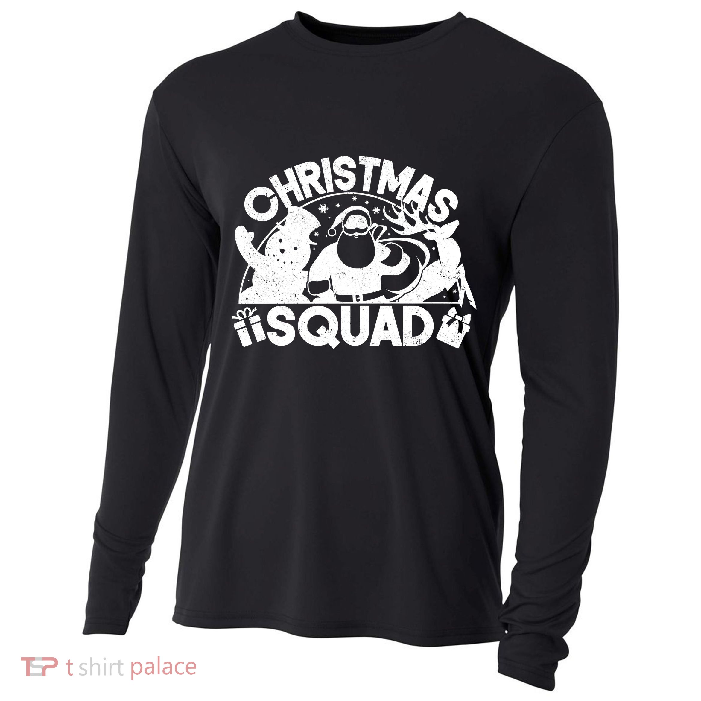 Christmas Squad Matching Family Christmas Cooling Performance Long Sleeve Crew