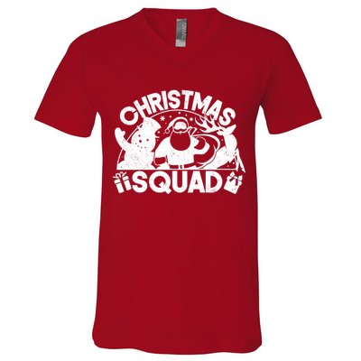 Christmas Squad Matching Family Christmas V-Neck T-Shirt