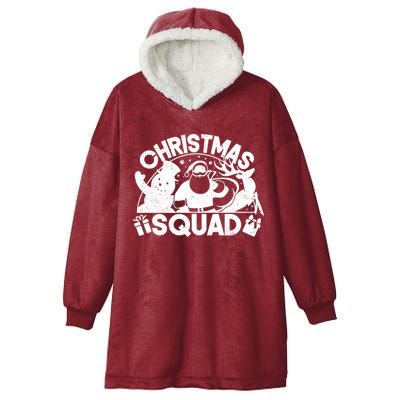 Christmas Squad Matching Family Christmas Hooded Wearable Blanket