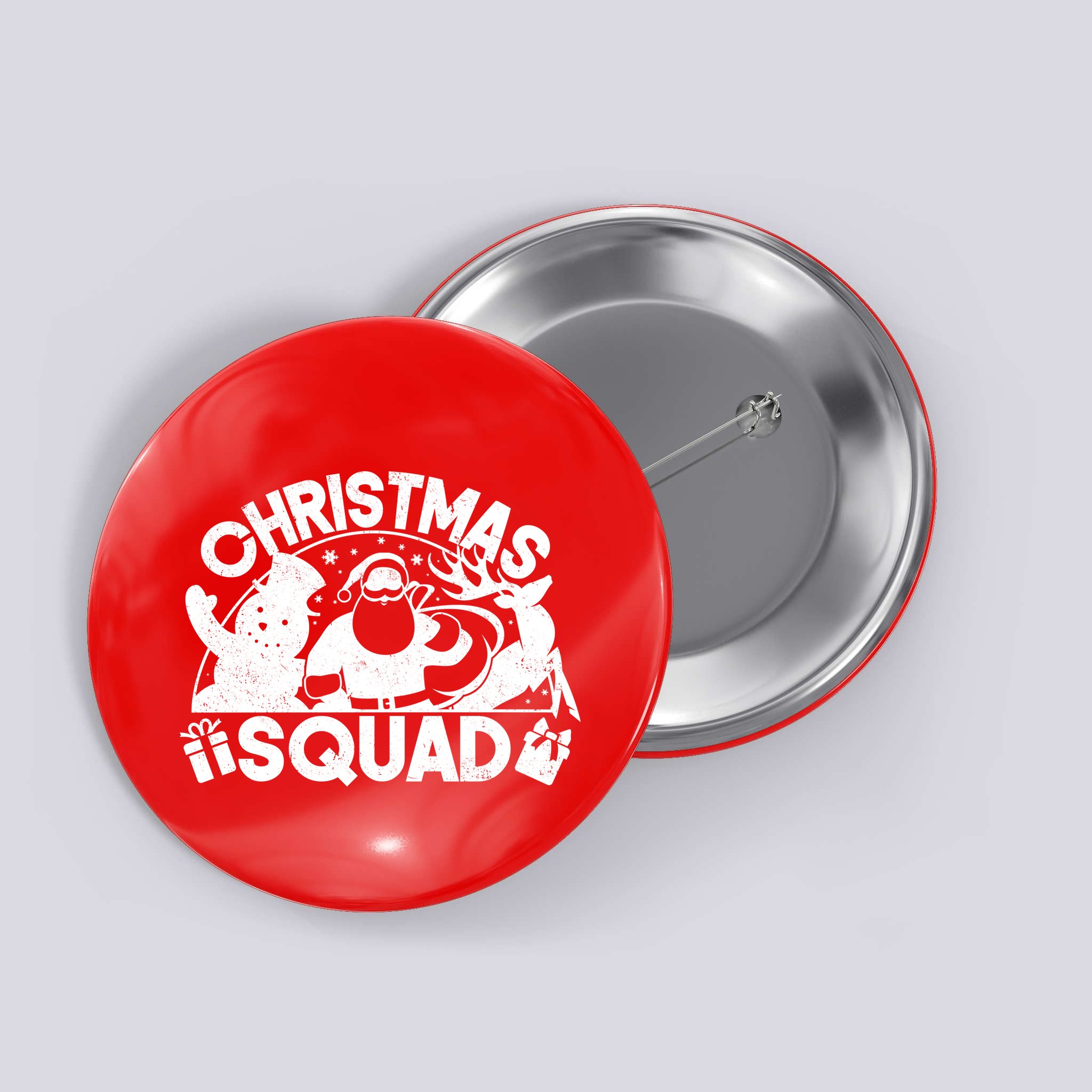 Christmas Squad Matching Family Christmas Button