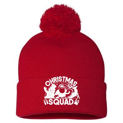 Christmas Squad Matching Family Christmas Pom Pom 12in Knit Beanie