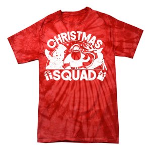 Christmas Squad Matching Family Christmas Tie-Dye T-Shirt