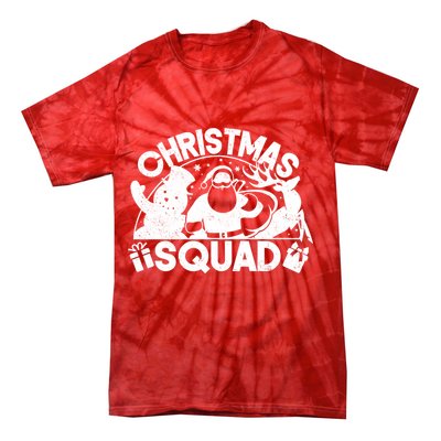 Christmas Squad Matching Family Christmas Tie-Dye T-Shirt