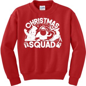 Christmas Squad Matching Family Christmas Kids Sweatshirt