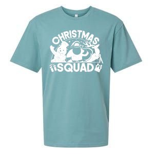 Christmas Squad Matching Family Christmas Sueded Cloud Jersey T-Shirt