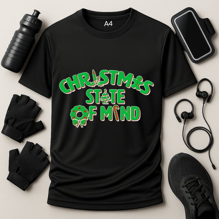 Christmas State of Mind Cooling Performance Crew T-Shirt