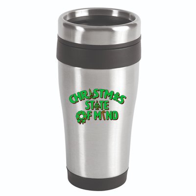 Christmas State of Mind 16oz Travel Tumbler
