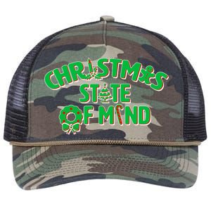 Christmas State of Mind Retro Rope Trucker Hat Cap