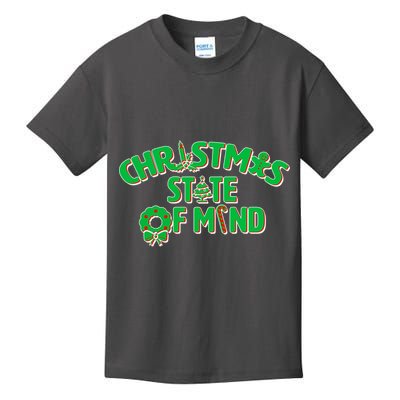 Christmas State of Mind Kids T-Shirt