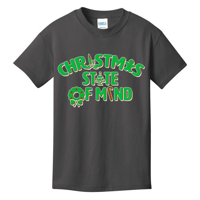 Christmas State of Mind Kids T-Shirt